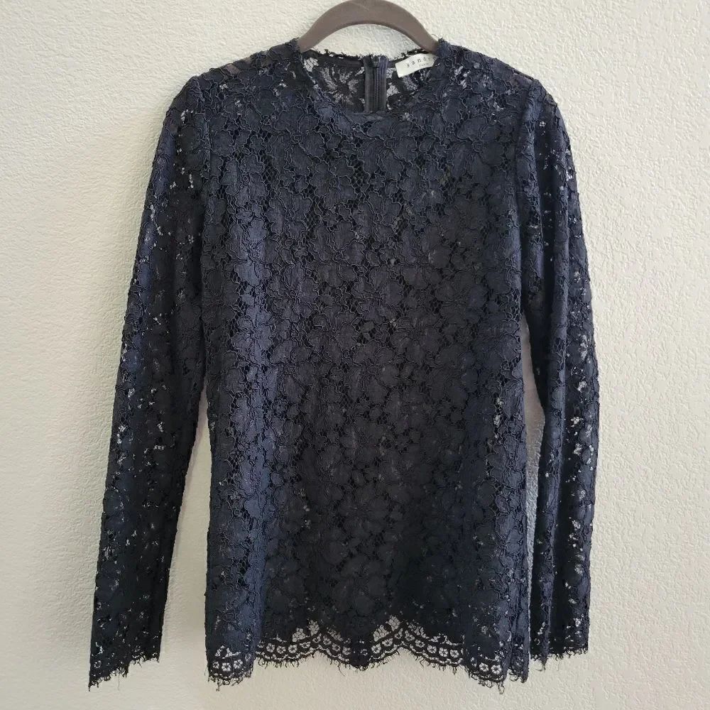 SANDRO lace top size 1 S - Picture 2 of 13